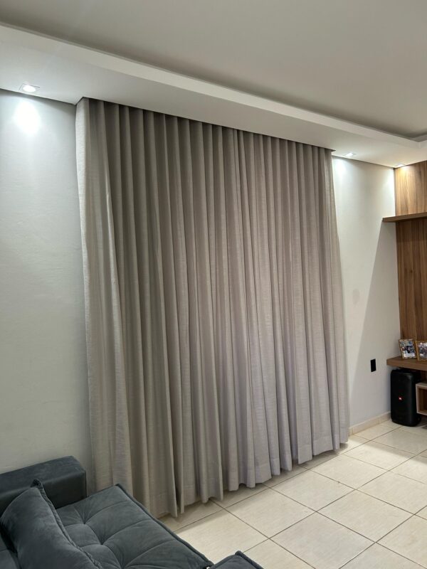 Cortinas Waves em Tecido Premium (Escolha do tecido e Trilho via WhatsApp)